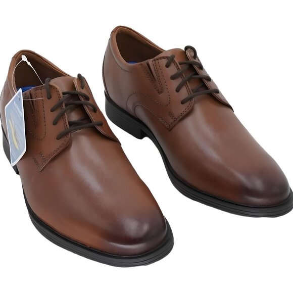 Clarks Whiddon Men\'s Dress Oxford Dark Tan 7M main image 6